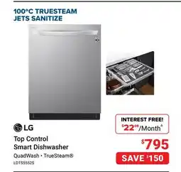 Visions Electronics LG Top Control Smart Dishwasher offer
