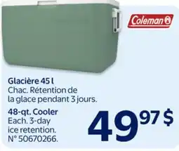 Walmart Coleman 48-qt. Cooler offer