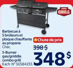 Walmart 5-Burner gas/griddle combo grill offer