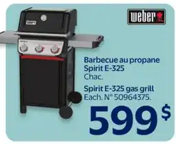 Walmart Spirit E-325 gas grill offer