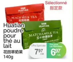 T&T Supermarket HUATIAN POUDRE POUR THÉ AU LAIT offer