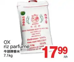 T&T Supermarket OX riz parfumé offer