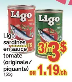 T&T Supermarket Ligo sardines en sauce tomate offer
