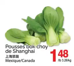 T&T Supermarket Pousses bok choy de Shanghai offer