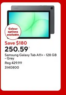 Staples Samsung Galaxy Tab A11+ - 128 GB - Grey offer