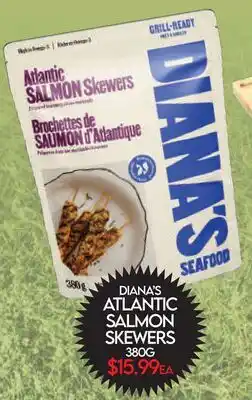 Fiesta Farms DIANA'S ATLANTIC SALMON SKEWERS offer