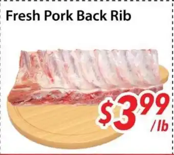 Bestco Food Mart Fresh Pork Back Rib offer