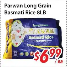 Bestco Food Mart Parwan Long Grain Basmati Rice 8LB offer