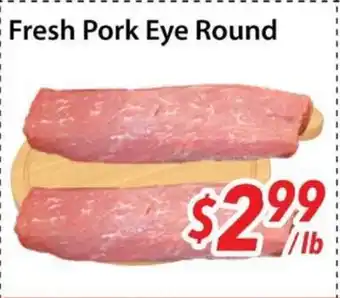 Bestco Food Mart Fresh Pork Eye Round offer