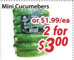 Bestco Food Mart Mini Cucumbers offer