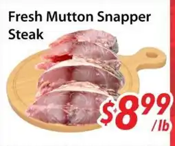 Bestco Food Mart Fresh Mutton Snapper Steak offer