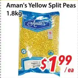 Bestco Food Mart Aman's Yellow Split Peas offer