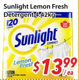 Bestco Food Mart Sunlight Lemon Fresh Detergent offer
