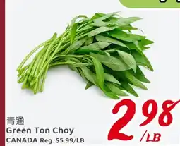 United Supermarket Green Ton Choy offer