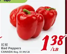 United Supermarket Red Peppers offer