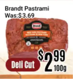 Nations Fresh Foods Brandt Pastrami offer