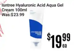 Nations Fresh Foods Isntree Hyaluronic Acid Aqua Gel Cream offer