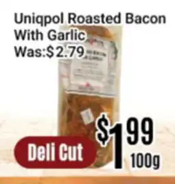 Nations Fresh Foods Uniqpol Roasted Bacon With Garlic offer