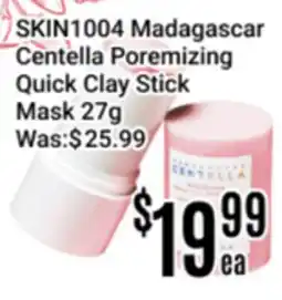 Nations Fresh Foods SKIN1004 Madagascar Centella Poremizing Quick Clay Stick Mask offer