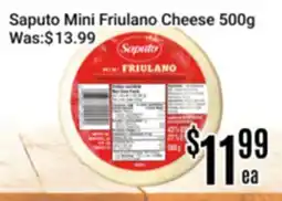 Nations Fresh Foods Saputo Mini Friulano Cheese offer