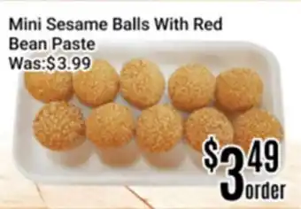 Nations Fresh Foods Mini Sesame Balls With Red Bean Paste offer