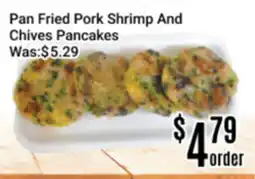 Nations Fresh Foods Pan Fried Pork Shrimp And Chives Pancakes offer