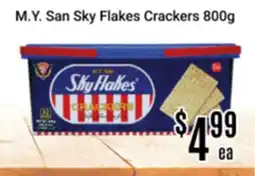Nations Fresh Foods M.Y. San Sky Flakes Crackers offer