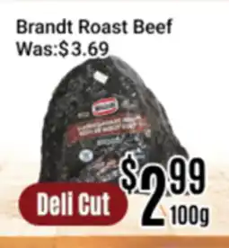 Nations Fresh Foods Brandt Roast Beef offer