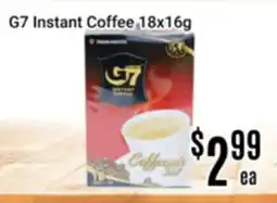 Nations Fresh Foods G7 Instant Coffee offer