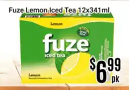 Nations Fresh Foods Fuze Lemon Iced Tea offer