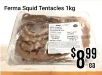 Nations Fresh Foods Ferma Squid Tentacles offer