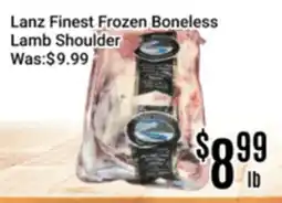 Nations Fresh Foods Lanz Finest Frozen Boneless Lamb Shoulder offer