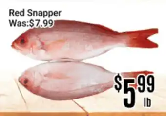 Nations Fresh Foods Red Snapper offer