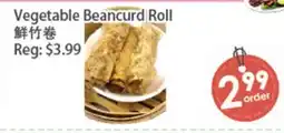 Fresh Palace Supermarket Vegetable Beancurd Roll offer