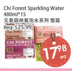 Fresh Palace Supermarket Chi Forest Sparkling Water offer