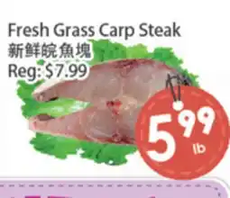 Fresh Palace Supermarket Fresh Grass Carp Steak offer