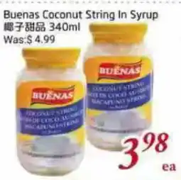 Tone Tai Supermarket Buenas Coconut String In Syrup offer