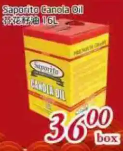 Tone Tai Supermarket Saporito Canola Oil offer