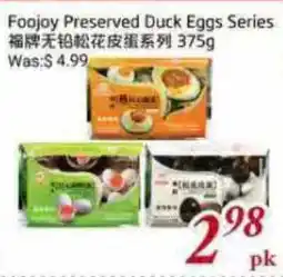 Tone Tai Supermarket Foojoy Preserved Duck Eggs Series offer
