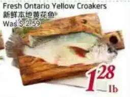 Tone Tai Supermarket Fresh Ontario Yellow Croakers offer