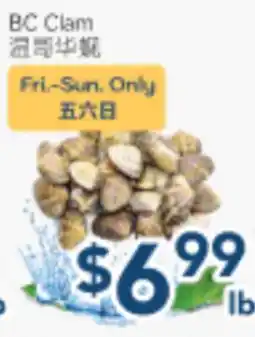 Oceans Fresh Food Market BC Clam offer