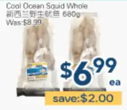 Oceans Fresh Food Market Cool Ocean Squid Whole offer