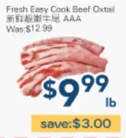 Oceans Fresh Food Market Fresh Easy Cook Beef Oxtail offer