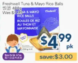 Oceans Fresh Food Market Freshwell Tuna & Mayo Rice Balls offer