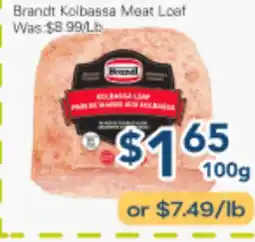 Oceans Fresh Food Market Brandt Kolbassa Meat Loaf offer
