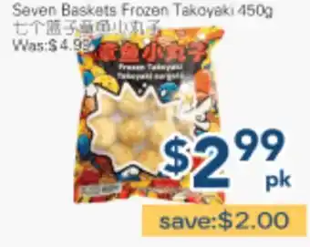 Oceans Fresh Food Market Seven Baskets Frozen Takoyaki offer