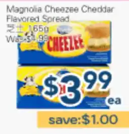 Oceans Fresh Food Market Magnolia Cheezee Cheddar Flavored Spread offer