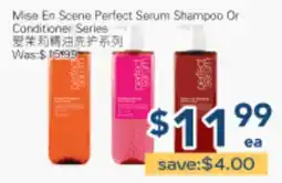 Oceans Fresh Food Market Mise En Scène Perfect Serum Shampoo Or Conditioner Series offer
