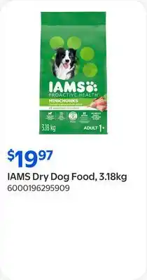 Walmart IAMS Dry Dog Food offer