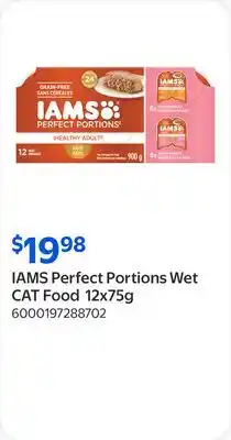 Walmart IAMS Perfect Portions Wet CAT Food offer
